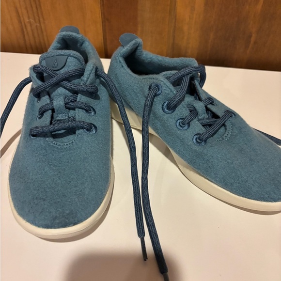 Allbirds Blue/Teal Wool Sneakers - Picture 7 of 9